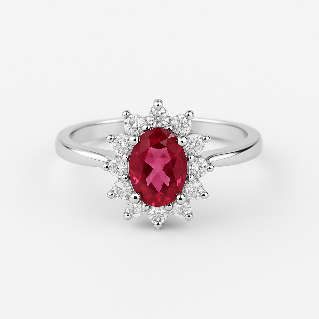 Rosabella Halo Ring