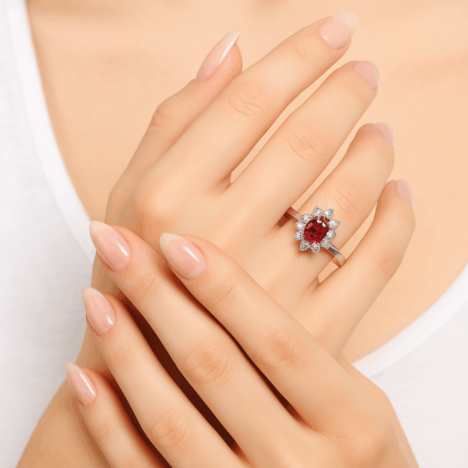 Rosabella Halo Ring - Image 3