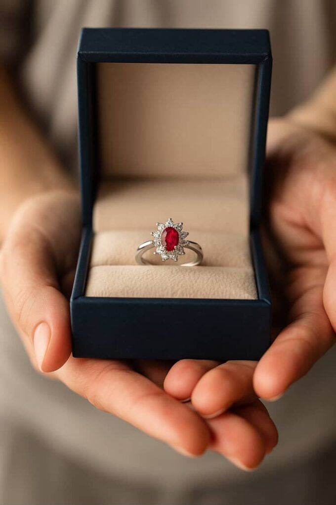 Rosabella Halo Ring - Image 4