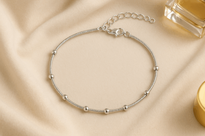 Serpenza Silver Anklet Set - Image 2